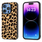 Black Frame Leopard Phone Case, For iPhone 15 Pro