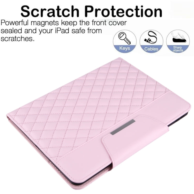 Checkered Hardware Buckle Leather Smart Tablet Case, For iPad Pro 11 2025 / 2024