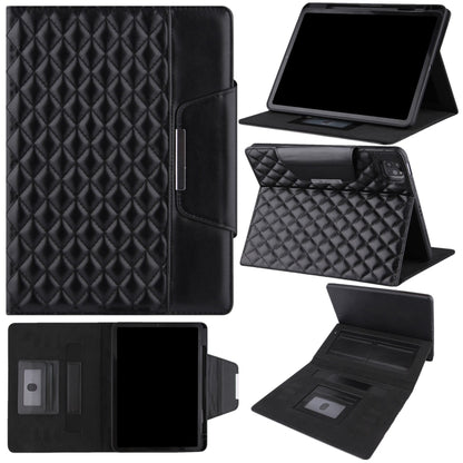 Checkered Hardware Buckle Leather Smart Tablet Case, For iPad Pro 11 2025 / 2024