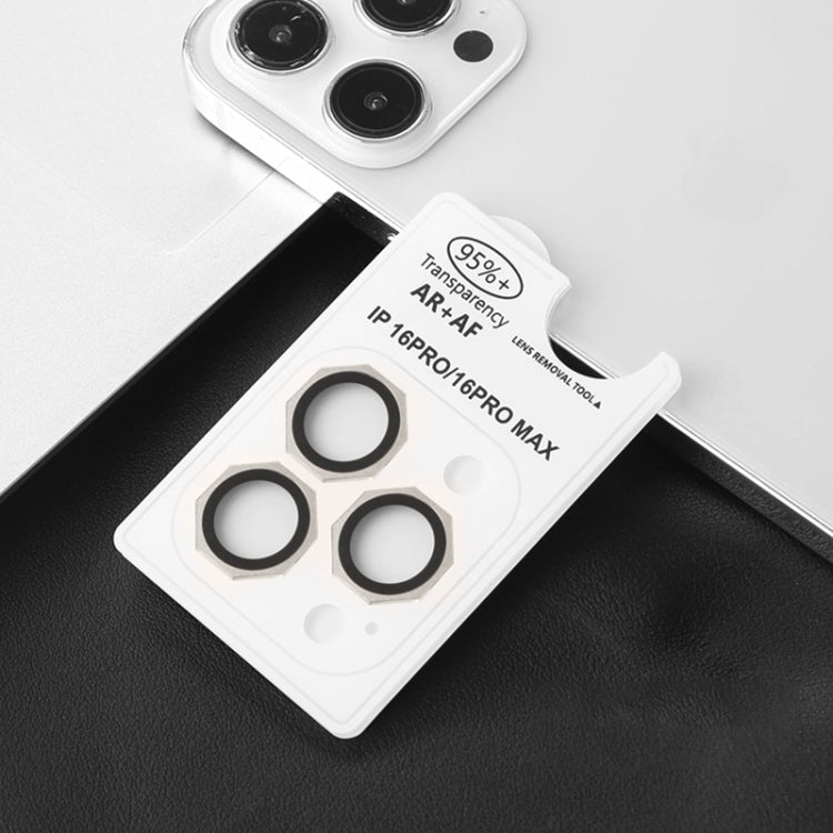 HD Lens Protective Film without Diamond, For iPhone 16 Pro / 16 Pro Max