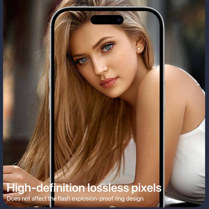 HD Lens Protective Film without Diamond, For iPhone 16 Pro / 16 Pro Max