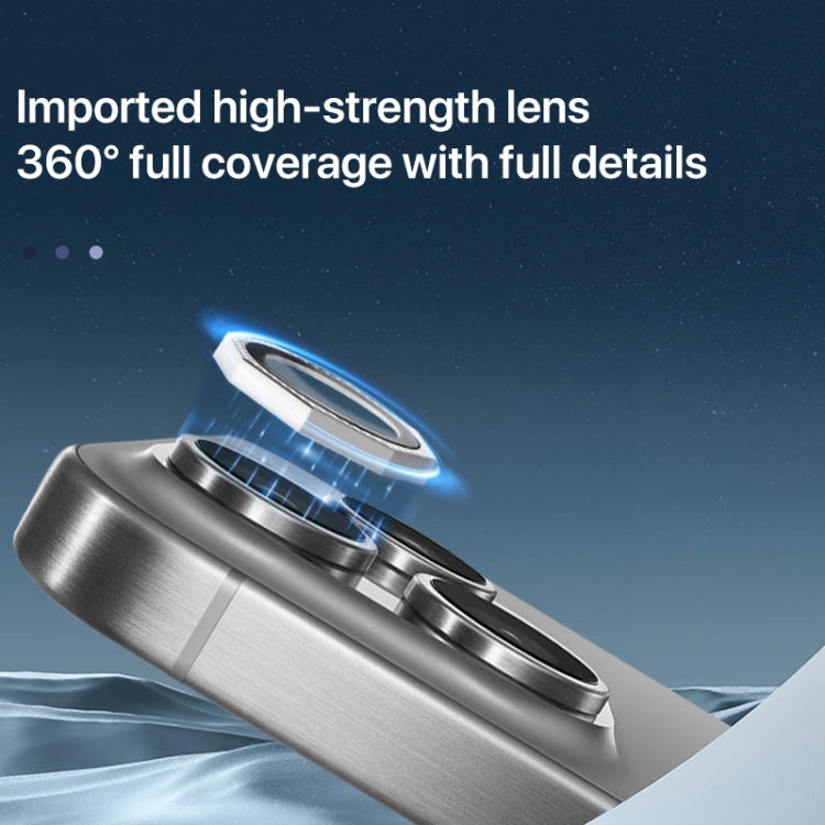 HD Lens Protective Film with Diamond, For iPhone 16 Pro / 16 Pro Max