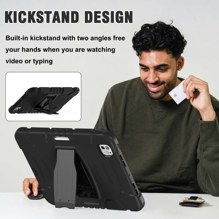 3-Layer Silicone Hybrid PC Tablet Case, For iPad Pro 11 2025 / 2024, For iPad Air 11 2025 / 2024