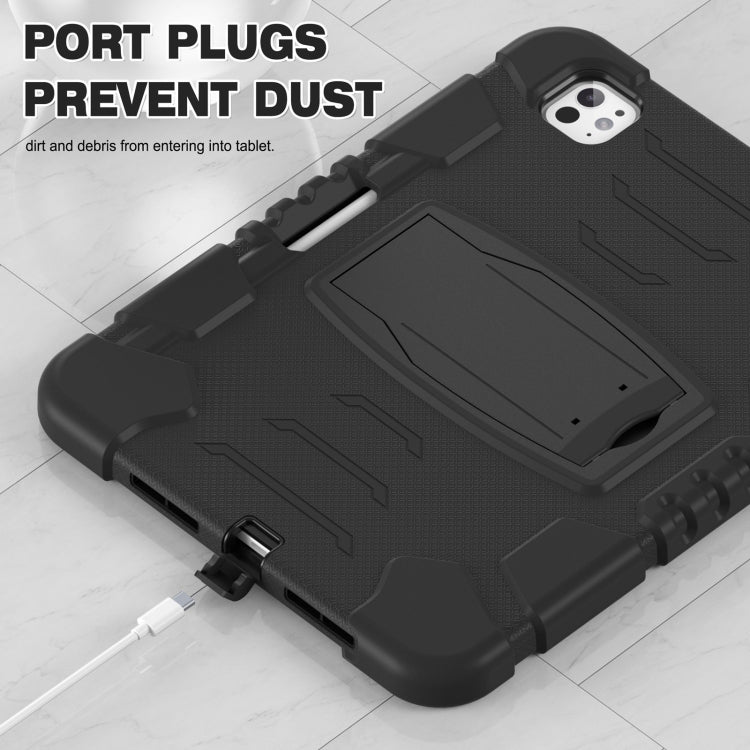 3-Layer Silicone Hybrid PC Tablet Case, For iPad Pro 11 2025 / 2024, For iPad Air 11 2025 / 2024