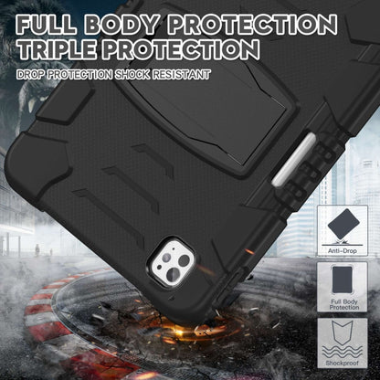 3-Layer Silicone Hybrid PC Tablet Case