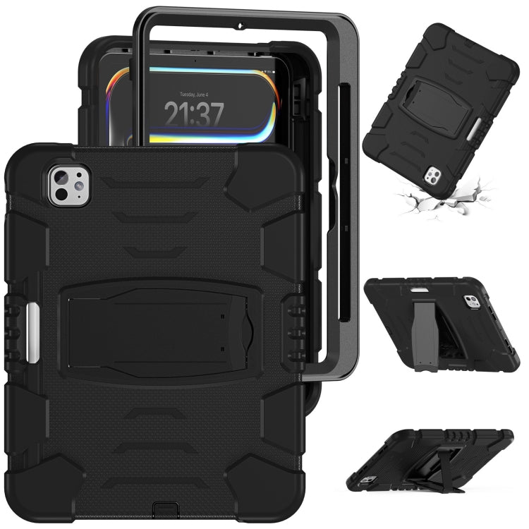 3-Layer Silicone Hybrid PC Tablet Case, For iPad Pro 11 2025 / 2024, For iPad Air 11 2025 / 2024