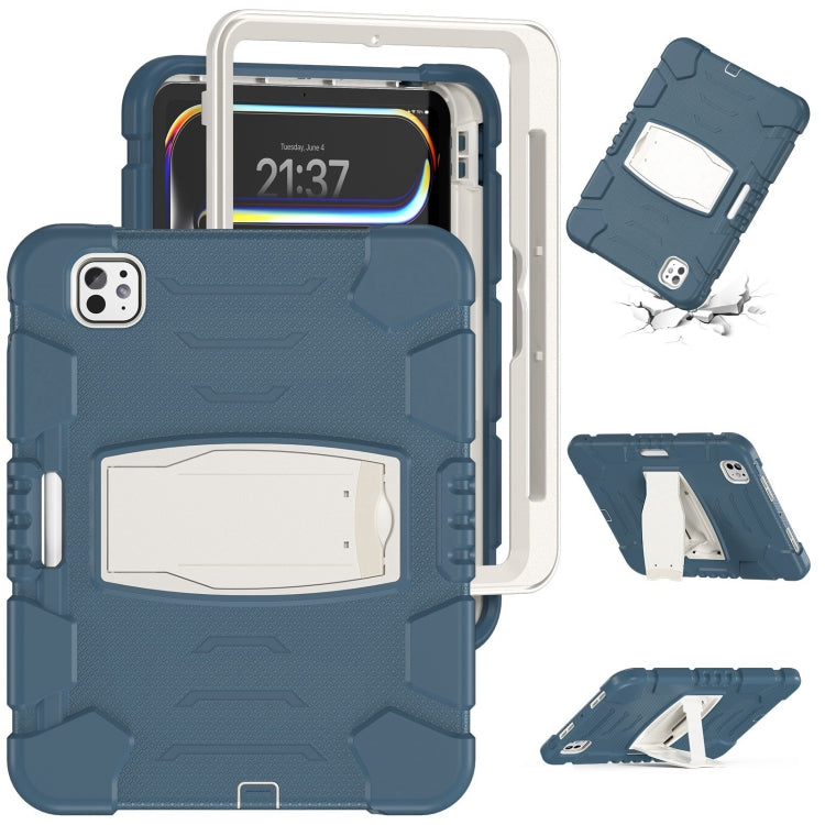 3-Layer Silicone Hybrid PC Tablet Case, For iPad Pro 11 2025 / 2024, For iPad Air 11 2025 / 2024