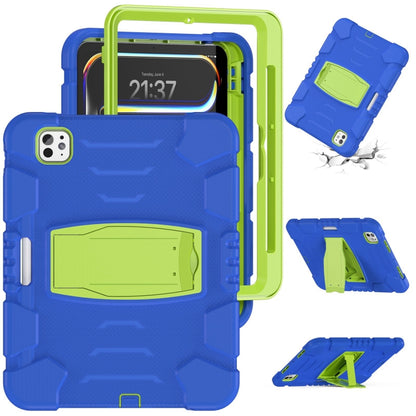 3-Layer Silicone Hybrid PC Tablet Case, For iPad Air 11 2026 / 2025 / 2024, For iPad Pro 11 2025 / 2024