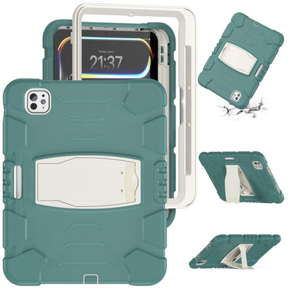 3-Layer Silicone Hybrid PC Tablet Case, For iPad Pro 11 2025 / 2024, For iPad Air 11 2025 / 2024