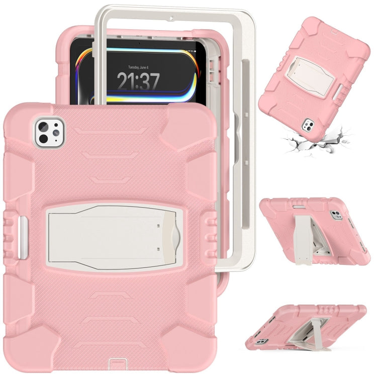 3-Layer Silicone Hybrid PC Tablet Case, For iPad Pro 11 2025 / 2024, For iPad Air 11 2025 / 2024