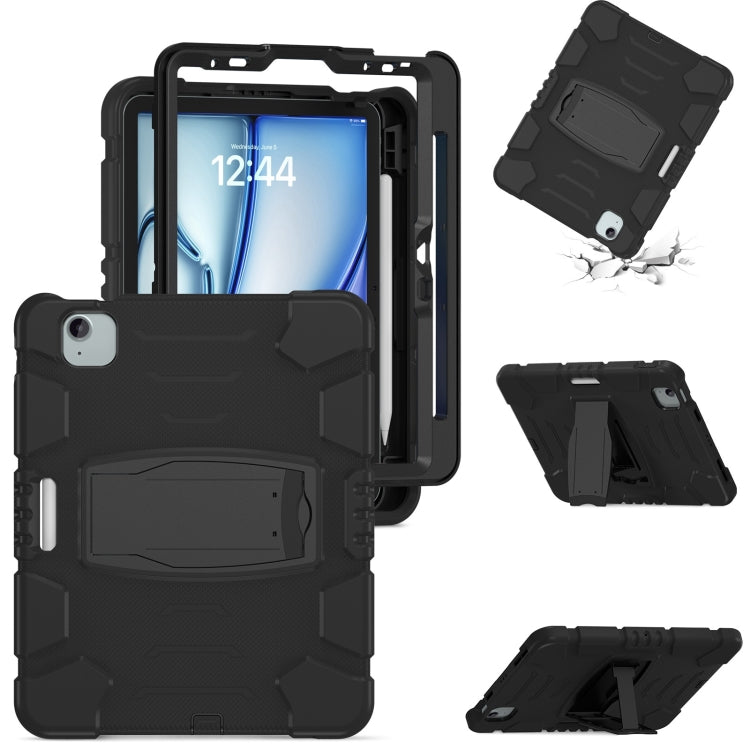 3-Layer Silicone Hybrid PC Tablet Case, For iPad Air 11 2026 / 2025 / 2024, For iPad Pro 11 2025 / 2024