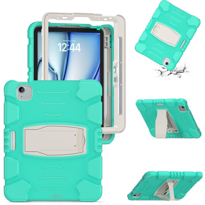 3-Layer Silicone Hybrid PC Tablet Case, For iPad Air 11 2026 / 2025 / 2024, For iPad Pro 11 2025 / 2024