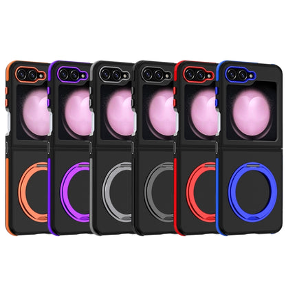 Dual-Color Skin Feel 360 Rotating Holder Phone Case