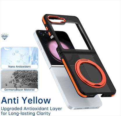 Dual-Color Skin Feel 360 Rotating Holder Phone Case