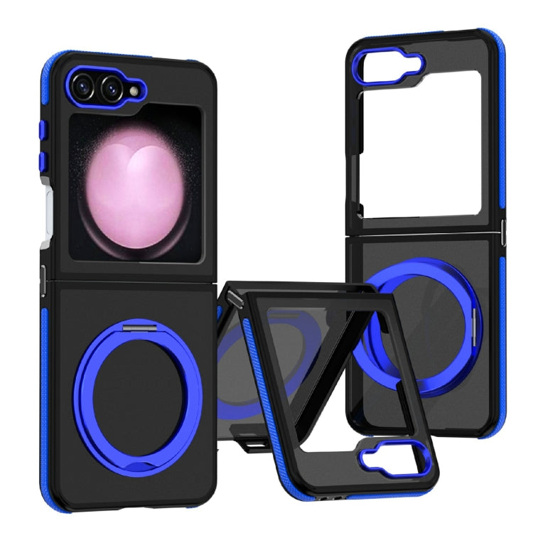 Dual-Color Skin Feel 360 Rotating Holder Phone Case