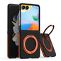 Dual-Color Skin Feel 360 Rotating Holder Phone Case