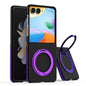 Dual-Color Skin Feel 360 Rotating Holder Phone Case