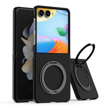 Dual-Color Skin Feel 360 Rotating Holder Phone Case
