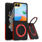 Dual-Color Skin Feel 360 Rotating Holder Phone Case