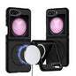 Dual-Color Skin Feel MagSafe Full Coverage Phone Case, For Samsung Galaxy Z Flip6 / Flip7 FE, For Samsung Galaxy Z Flip5