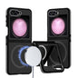 Dual-Color Skin Feel MagSafe Full Coverage Phone Case, For Samsung Galaxy Z Flip6 / Flip7 FE, For Samsung Galaxy Z Flip5