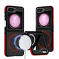 Dual-Color Skin Feel MagSafe Full Coverage Phone Case, For Samsung Galaxy Z Flip6 / Flip7 FE, For Samsung Galaxy Z Flip5