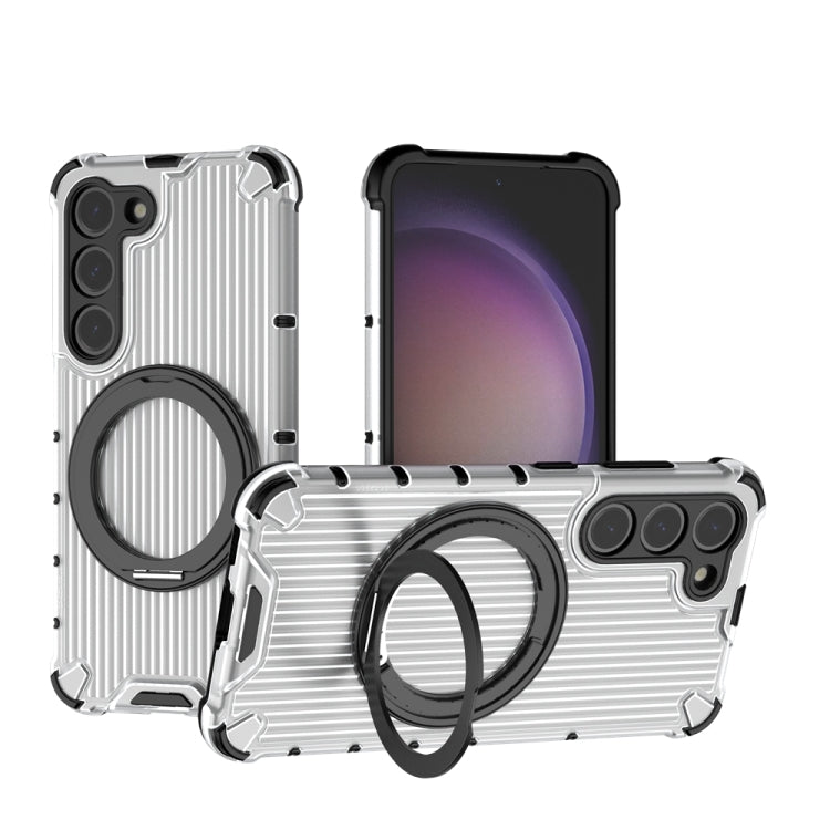 Grating 360 Degree Rotating Holder Shockproof Phone Case