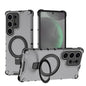 Grating 360 Degree Rotating Holder Shockproof Phone Case, For Samsung Galaxy S25 5G, For Samsung Galaxy S25+ 5G, For Samsung Galaxy S25 Ultra 5G
