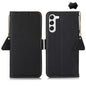 Side-Magnetic TJ Genuine Leather RFID Phone Case, For Samsung Galaxy S25 FE 5G, For Samsung Galaxy S25 Edge 5G, For Samsung Galaxy S25 Ultra 5G, For Samsung Galaxy S24 FE 5G