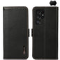 KHAZNEH Side-Magnetic Litchi Genuine Leather RFID Phone Case, For Samsung Galaxy S26+ 5G, For Samsung Galaxy S26 Edge 5G, For Samsung Galaxy S26 Ultra 5G, For Samsung Galaxy S26 5G, For Samsung Galaxy S25 FE 5G, For Samsung Galaxy S25 Edge 5G