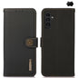 KHAZNEH Custer Genuine Leather RFID Phone Case, For Samsung Galaxy S25 Ultra 5G, For Samsung Galaxy S24 FE 5G