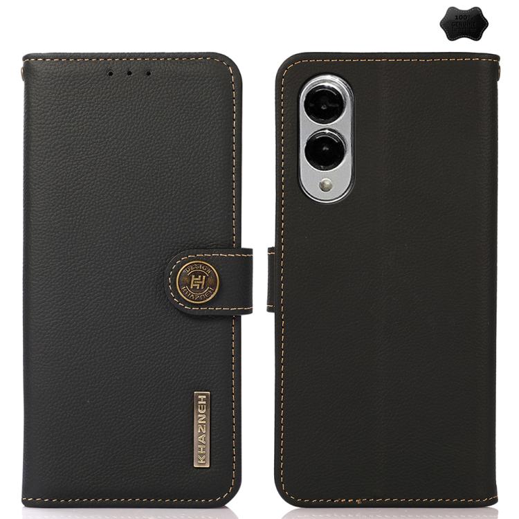 KHAZNEH Custer Genuine Leather RFID Phone Case, For Samsung Galaxy S26+ 5G, For Samsung Galaxy S26 Edge 5G, For Samsung Galaxy S26 Ultra 5G, For Samsung Galaxy S26 5G, For Samsung Galaxy S25 FE 5G, For Samsung Galaxy S25 Edge 5G                        ...