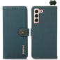 KHAZNEH Custer Genuine Leather RFID Phone Case, For Galaxy S26 FE 5G, For Samsung Galaxy S26+ 5G, For Samsung Galaxy S26 Edge 5G, For Samsung Galaxy S26 Ultra 5G, For Samsung Galaxy S26 5G, For Samsung Galaxy S25 FE 5G, For Samsung Galaxy S25 Edge 5G  ...