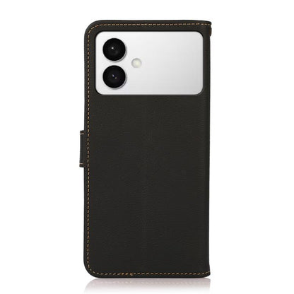KHAZNEH Custer Genuine Leather RFID Phone Case