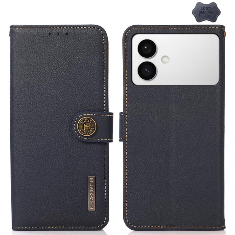 KHAZNEH Custer Genuine Leather RFID Phone Case, For Samsung Galaxy S26+ 5G, For Samsung Galaxy S26 Edge 5G, For Samsung Galaxy S26 Ultra 5G, For Samsung Galaxy S26 5G, For Samsung Galaxy S25 FE 5G, For Samsung Galaxy S25 Edge 5G                        ...