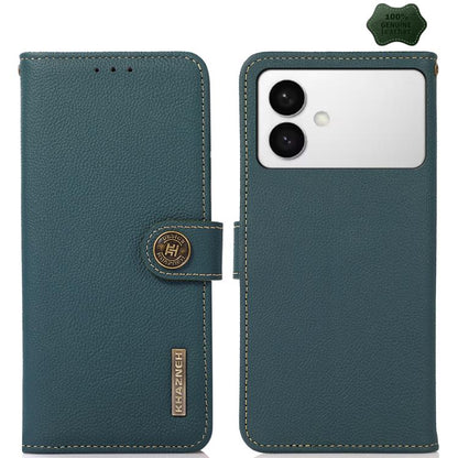 KHAZNEH Custer Genuine Leather RFID Phone Case, For Samsung Galaxy S26+ 5G, For Samsung Galaxy S26 Edge 5G, For Samsung Galaxy S26 Ultra 5G, For Samsung Galaxy S26 5G, For Samsung Galaxy S25 FE 5G, For Samsung Galaxy S25 Edge 5G                        ...