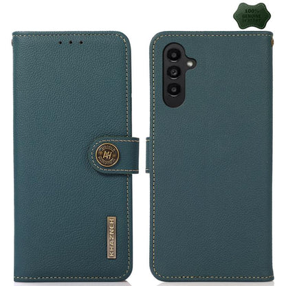 KHAZNEH Custer Genuine Leather RFID Phone Case, For Samsung Galaxy S26+ 5G, For Samsung Galaxy S26 Edge 5G, For Samsung Galaxy S26 Ultra 5G, For Samsung Galaxy S26 5G, For Samsung Galaxy S25 FE 5G, For Samsung Galaxy S25 Edge 5G                        ...