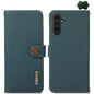 KHAZNEH Custer Genuine Leather RFID Phone Case, For Samsung Galaxy S26+ 5G, For Samsung Galaxy S26 Edge 5G, For Samsung Galaxy S26 Ultra 5G, For Samsung Galaxy S26 5G, For Samsung Galaxy S25 FE 5G, For Samsung Galaxy S25 Edge 5G                        ...