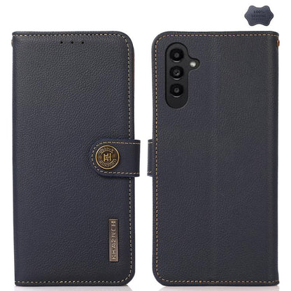KHAZNEH Custer Genuine Leather RFID Phone Case, For Samsung Galaxy S26+ 5G, For Samsung Galaxy S26 Edge 5G, For Samsung Galaxy S26 Ultra 5G, For Samsung Galaxy S26 5G, For Samsung Galaxy S25 FE 5G, For Samsung Galaxy S25 Edge 5G                        ...