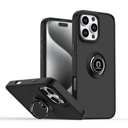 Q Shadow 1 Series TPU + PC Phone Case with Ring, For iPhone 17 Air, For iPhone 16e, For iPhone 16 Pro Max