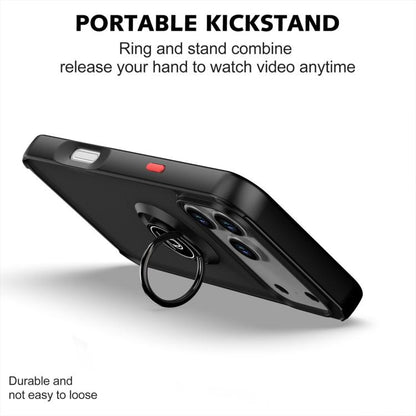 Q Shadow 1 Series TPU + PC Phone Case with Ring, For iPhone 17 Pro Max, For iPhone 17 Pro, For iPhone 17