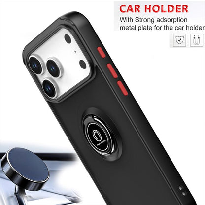 Q Shadow 1 Series TPU + PC Phone Case with Ring, For iPhone 17 Pro Max, For iPhone 17 Pro, For iPhone 17