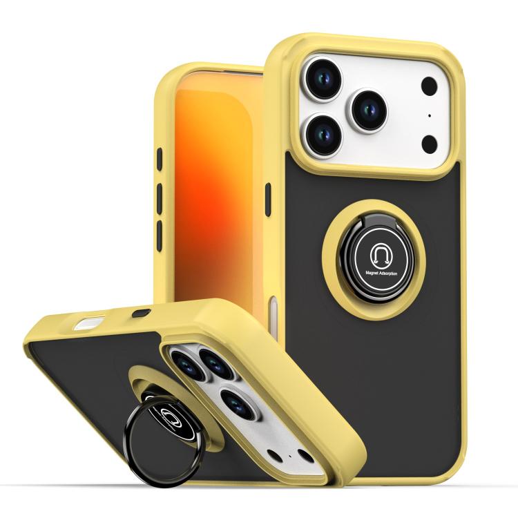 Q Shadow 1 Series TPU + PC Phone Case with Ring, For iPhone 17e / 16e, For iPhone 17 Pro Max, For iPhone 17 Pro