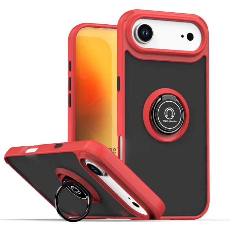 Q Shadow 1 Series TPU + PC Phone Case with Ring, For iPhone 17, For iPhone Air, For iPhone 16 Pro Max