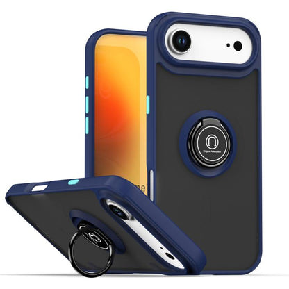 Q Shadow 1 Series TPU + PC Phone Case with Ring, For iPhone 17 Air, For iPhone 16e, For iPhone 16 Pro Max