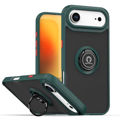 Q Shadow 1 Series TPU + PC Phone Case with Ring, For iPhone 17, For iPhone Air, For iPhone 16 Pro Max