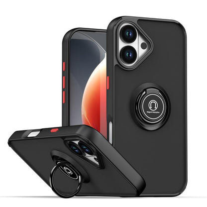 Q Shadow 1 Series TPU + PC Phone Case with Ring, For iPhone 17 Pro Max, For iPhone 17 Pro, For iPhone 17