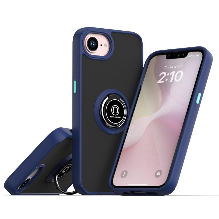 Q Shadow 1 Series TPU + PC Phone Case with Ring, For iPhone 17e / 16e, For iPhone 17 Pro Max, For iPhone 17 Pro