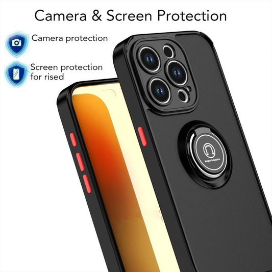 Q Shadow 1 Series TPU + PC Phone Case with Ring, For iPhone 15 Pro, For iPhone 15 Plus, For iPhone 15