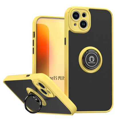Q Shadow 1 Series TPU + PC Phone Case with Ring, For iPhone 15 Pro, For iPhone 15 Plus, For iPhone 15